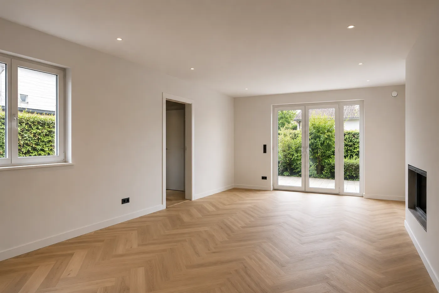 Slaapkamer stucwerk - na