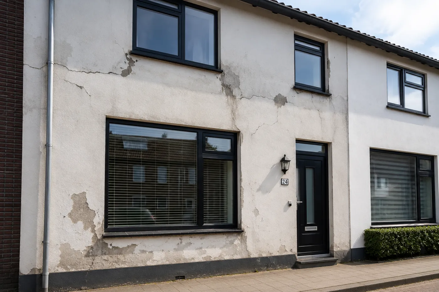 Voorgevel renovatie - voor